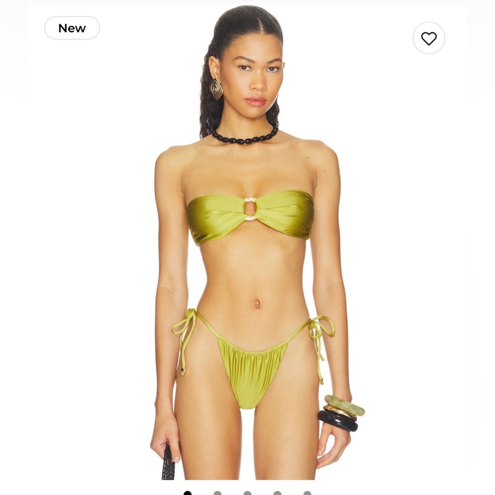 VDM Bailey Pistachio Reversible Bandeau & Bottom in Pistachio